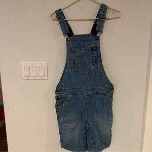 Dovetail Workwear Hemp Short Denim Overalls Woman’s 0  Jean Romper Shorts